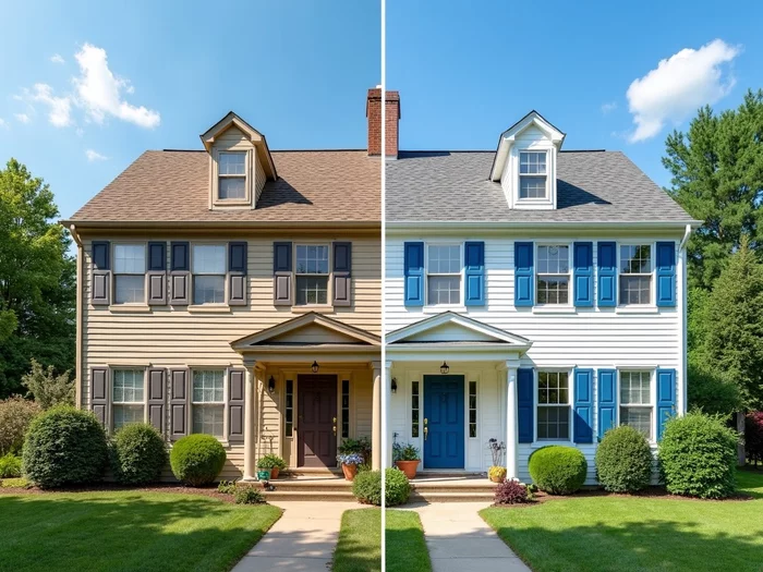 House Wash Results in Downingtown