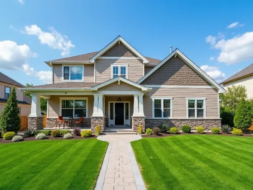 Clean home with enhanced curb appeal